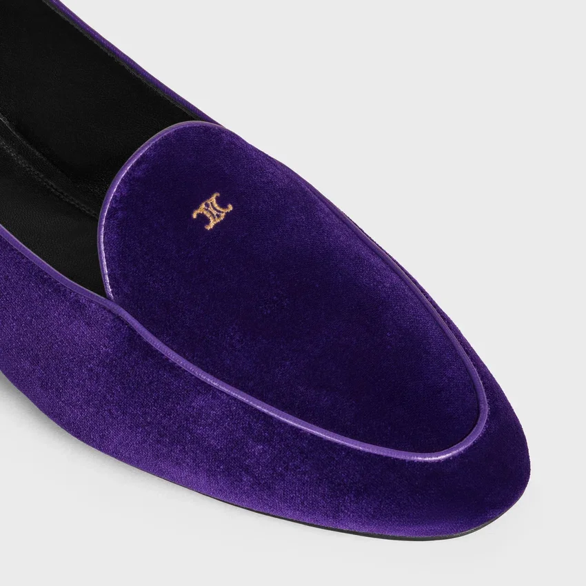 Aura Loafer i sammet - Bild 5