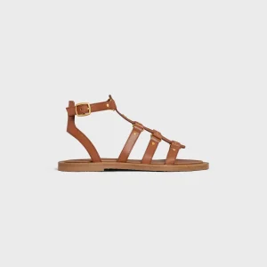 CELINE Lympia gladiatorsandal i kalvskinn