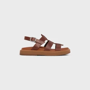 CELINE Tippi-sandal i kalvskinn – vegetabiliskt garvat
