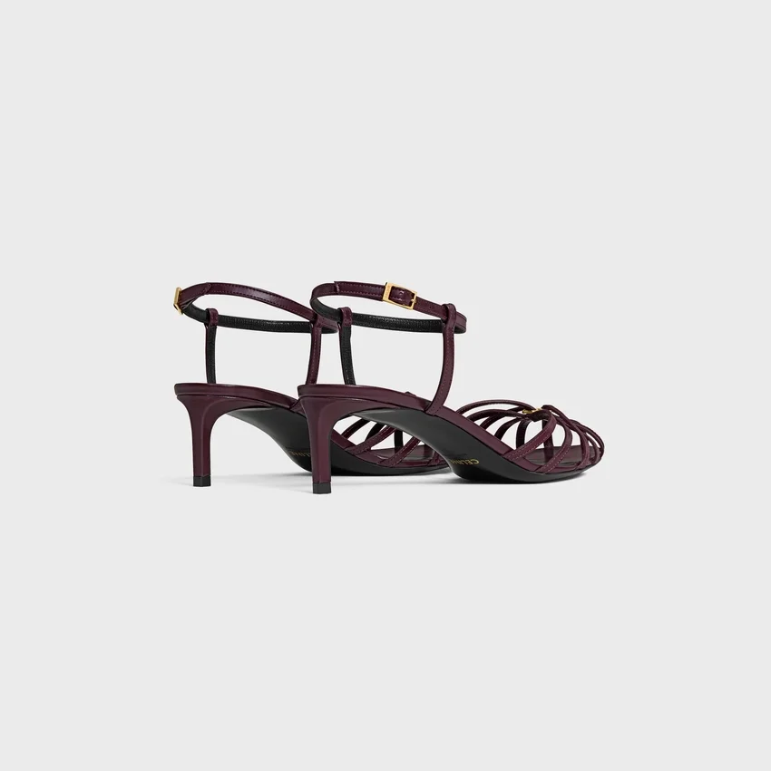 CELINE Triomphe-sandal i lammskinn - Bild 4