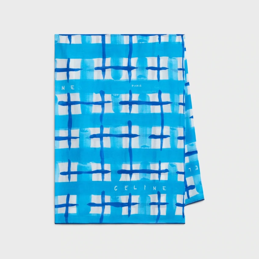 Pareo-sarong i tartanbomull - Bild 3