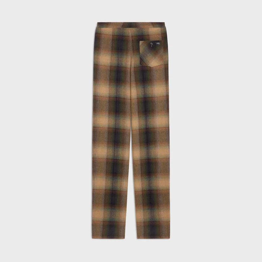 Pyjamasbyxor i rutig ull - Bild 3