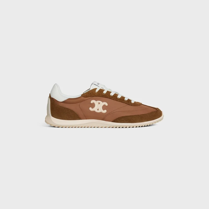 Racer Sneaker i nylon, mocka och kalvskinn - Bild 2