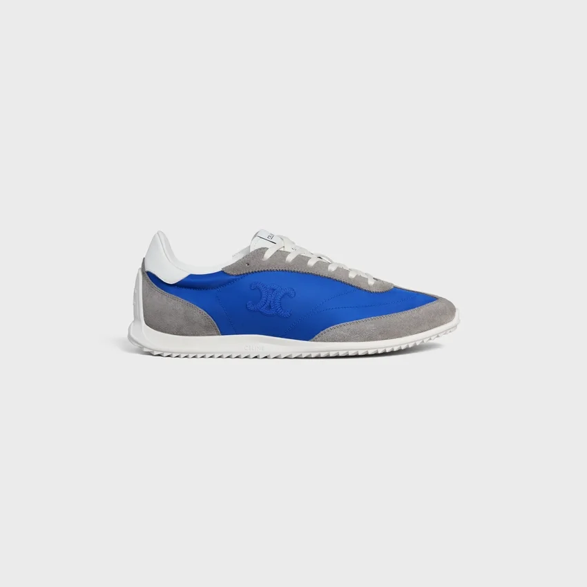 Racer Sneaker i nylon, mocka och kalvskinn - Bild 2