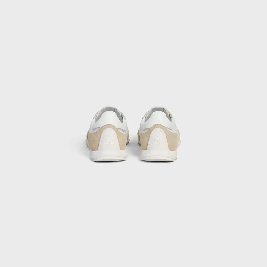Racer Sneaker i nylon, mocka och kalvskinn - Bild 4