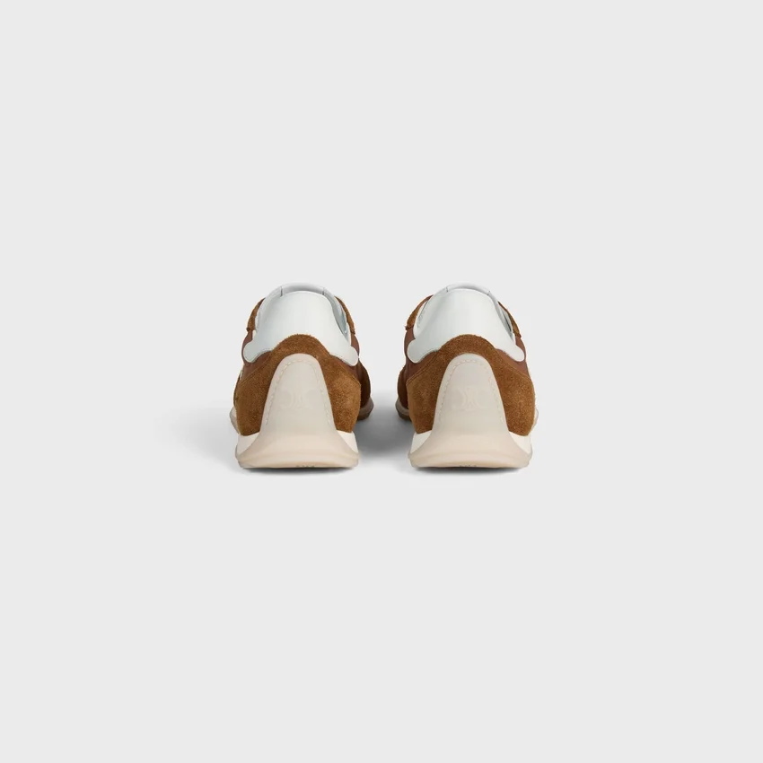 Racer Sneaker i nylon, mocka och kalvskinn - Bild 5