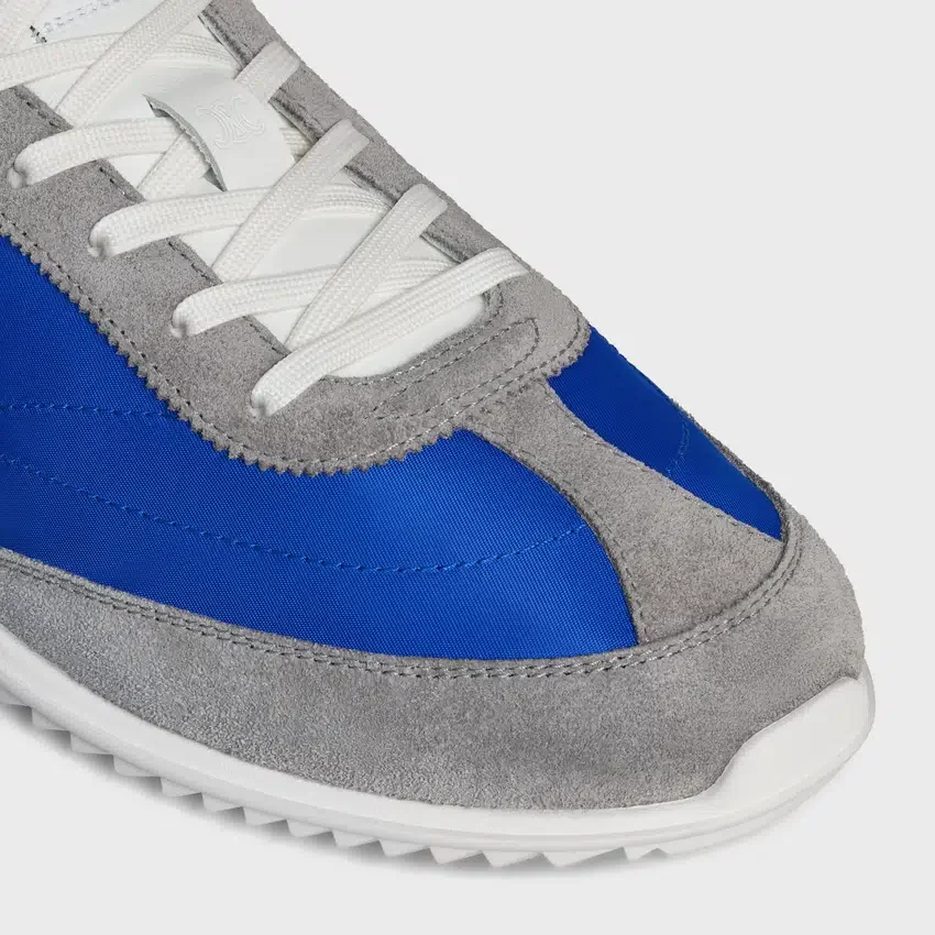 Racer Sneaker i nylon, mocka och kalvskinn - Bild 5