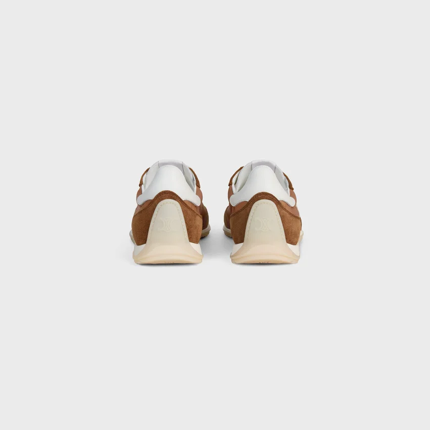 Racer Sneaker i nylon, mocka och kalvskinn - Bild 6